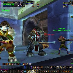 My horde hunter in Warsong Gulch.