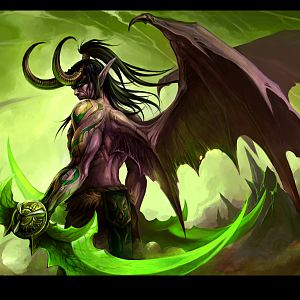 Illidan Stormrage by sandara