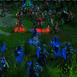 "Horde has arrived"

Under leadership of Cairne Bloodhoof Taurens and refuges from Ogrimar have arrived at Ashenvale where they were welcomed by Nig