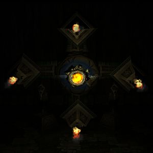 Black variation of my abstract work, Insignia