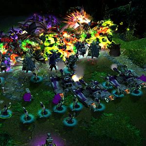 A mass demon force is attacking! Will they manage to pass and advance closer to the world tree... 
[Hope not]