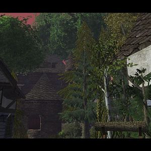 Another view of the cute village.
This is a perfect example of how beautiful the forest is that surrounds this village.