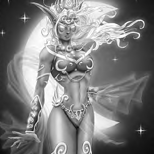 Elune, Godess of Night Elves