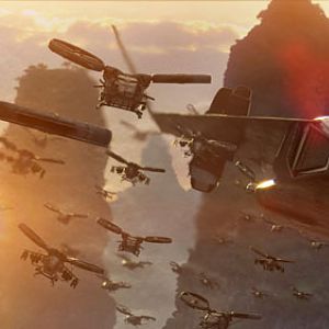 Human RDA airships (Valkyrie, Samsons, Scorpions).