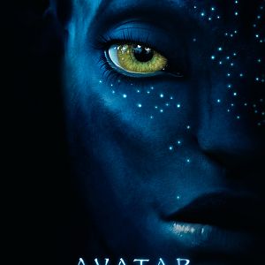 The face of an Avatar (or Na'vi, not sure)