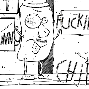 "Fucking Funny Chip!"
Something truly random and something truly awesome made by my cousin. He used paint.net