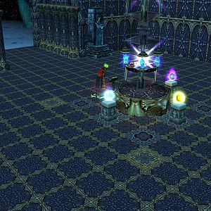 The Legion King summoned the third orb, fortunately, it wasn't the Eye of Alagremm, so there were 2 orbs in Nagrand.

With all three orbs at hand, A