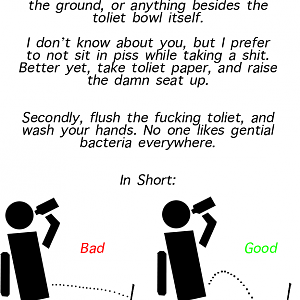 Poster I put up in my dorm's bathroom. :D