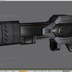 Awesome possum plasma blast gun for sc2

done in 1 day, uses autoturret texture.