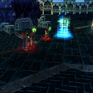 As the Legion_King Al'ar was resurrected and living once more, out of his undead form, to end Trolman's torment and sadness, he wanted to send the Art