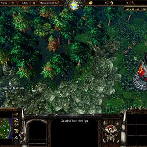 Base entrance near cliff