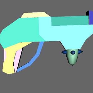 Another gun i'm working on, the infamous Plasma Pistol