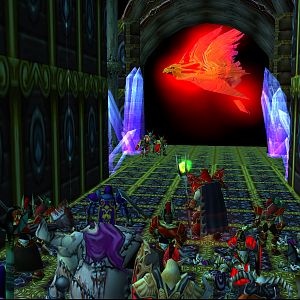 Legion_King Al'ar and Herosh reached the Tempest Keep, he just noticed that there's another Phoenix with the same name of Al'ar, so with such similar