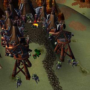 Hello, all fellow Peons! Peon Reporter Amargaard's here writing his first article...

Today me and my group of Horde refugees from Orgrimmar*, (*Tha