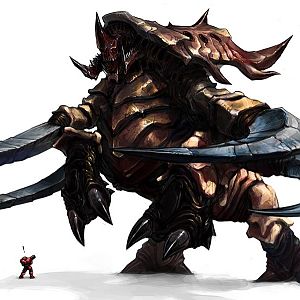 Marine and Ultralisk Art