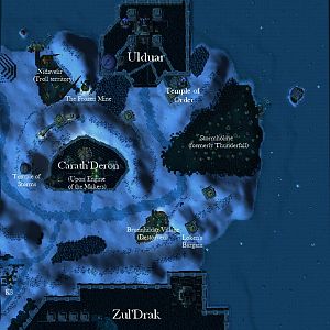 The new map of Storm Peaks, nothing more to say since you know what is in it or not, some changes, some adds.