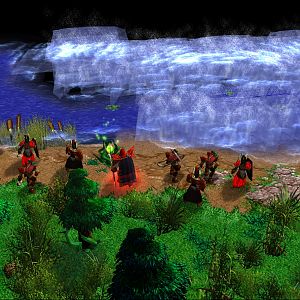 The Legion_King nearly used all of his powers to renew the lands of Netherstorm, nearly 60% of the lands and ground are renewed, the roots are growing