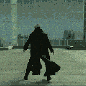 George Bush dodging shoes, matrix style.