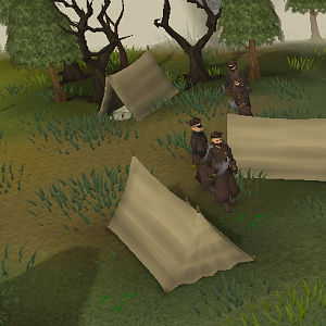 "This one time, at bandit camp..."

Note: They are actually called Outlaws and there is a bigger bandit camp.