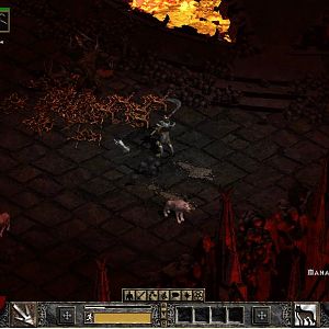 I killed Diablo. My mercenary has crap hitpoints and didnt last 3 of his attacks.