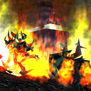 "Impatience"

Cyäegha angered by actions of Deathwing and Ragnaros decided to remind them who is boss. 

Cyäegha: So...you decided to make invasio