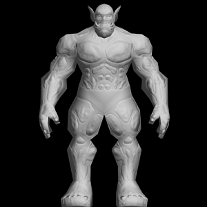 orc + normal map