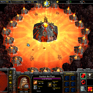 Bossfight - Ability 3 (Pyroclasm)

Very basic, 2750 - distance from the middle volcano = damage.
you only get 5 seconds to get as far as possible f
