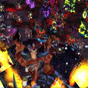 "Rise of the Rage"

Avatar of Rage has surfaced in Stormwind! The third and final wave is unleashed. Now the demon army will search whole Stormwind
