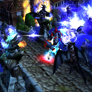 "Lightning"

Wile survivors were escaping Belene, the Lighting Lord started to purge the skies from Black Dragons. But their numbers are great and L