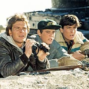 Patrick Swayze, Charlie Sheen, and some guy that dies.
