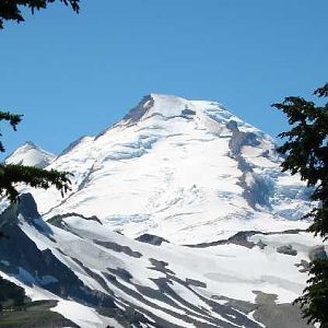 Mt Baker from Ptarmigan Ridge Washington State