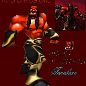 A Chaos Orc for RPGs made by Tenebrae