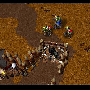 When Khaled was just ready to leave at his gate two Grunts and a Raider appeared:
Grunt:In the name of The Horde you are arrested!
Khaled:Oh, but, w