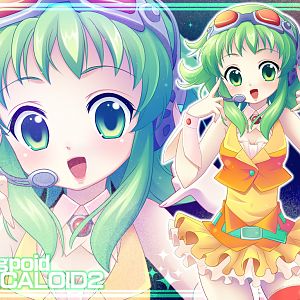 Gumi Megpoid from Vocaloid (Vocaloid isn't an anime.. it's something like "music band" or so.. xDDD)