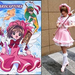 cosplay of Sakura from anime Card Captor Sakura ^^