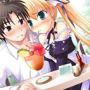 hehe, on a date xDD (cute =^w^=)