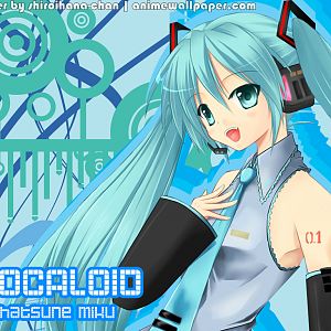 Miku Hatsune from Vocaloid ^^