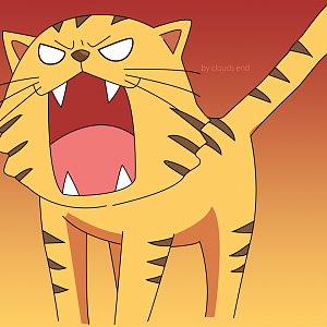 angry neko (cat u,u")