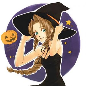 Aerith in halloween costume :))