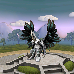 I just kicked in my Spore and created this my bestest angel in Shadow aura