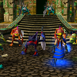 "Westfall Citadel"

After the market murloc Nightcrawler took Tyreal to bring her to High Priests. Tyreal was uncomfortable surrounded by murlocs an