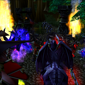 "The Burning"

The demons invaded Westfall. Even now they are marching through lands burning everything they see with little to no resistance. They