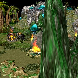 A place where one of the chieftains of the natives is. There will be about 3 chieftains total, along with some in the base.