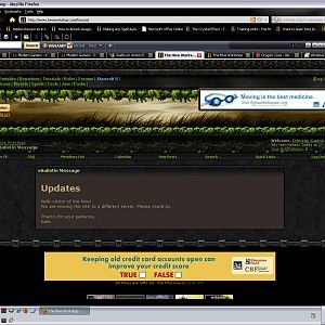 vistor when i am logged in ...