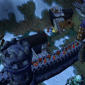 The men went inside the Outpost, they destroyed the frozen humans and melted the ice, the went on the walls to keep an eye out for any foes.

As the
