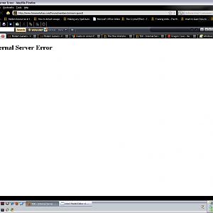 internal server error
