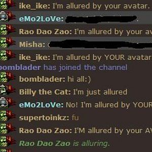 I'm allured by your avatar.