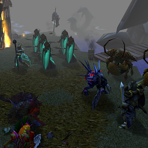 "Arrival of the North army"

The Silvermoon army along with empire army landed north from Stormwind. They appeared to have landed in abandon village