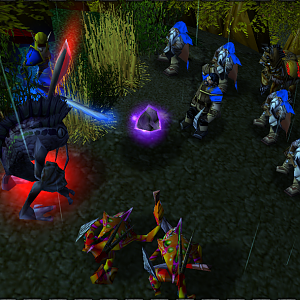 "First Meeting"

The Sea Legion from Westfall finally reached position near Stormwind. There Tleno waited with his army preparing for siege. Two gro