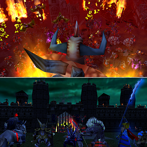 Chapter 1
"The Siege Begins"

Avatar stood over his minions. Thousands demons, undead, fel orcs and fire elementals were ready for bloodshed that i